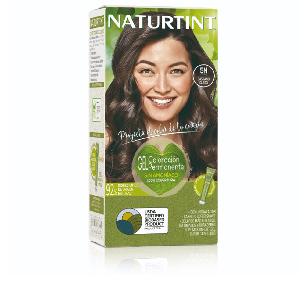 NATURTINT ammonia-free dye #5N-Light Brown 170 ml - Unisex
