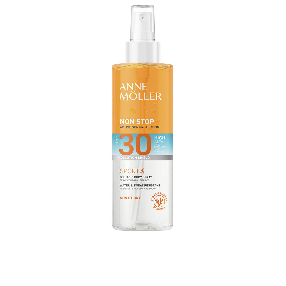 NON STOP biphasic sun protection SPF30 150 ml - Plureals