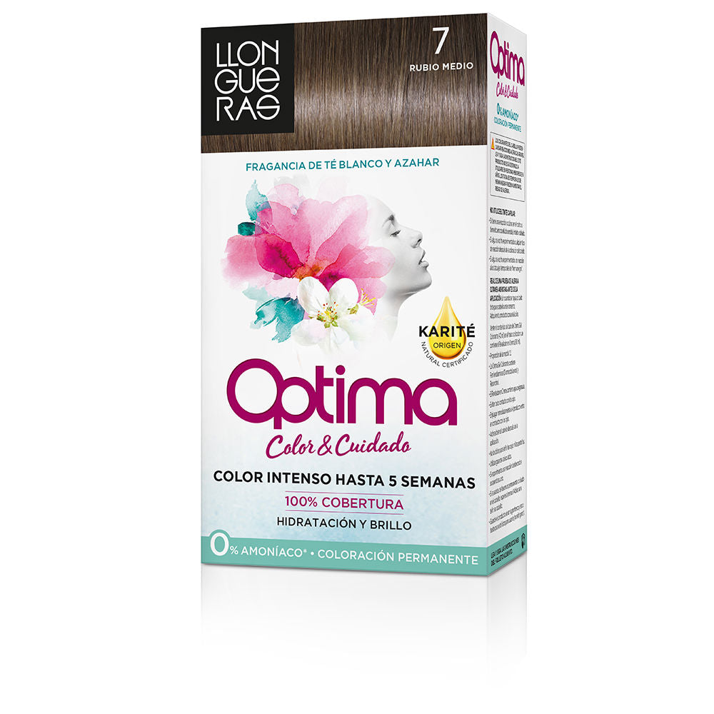 OPTIMA hair colour #7 rubio medio 1 u - Unisex