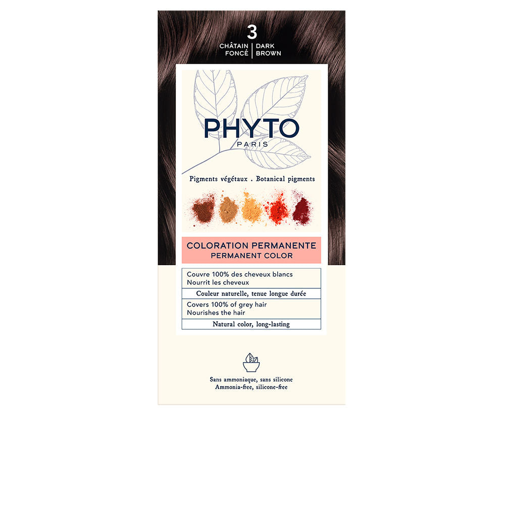 Coloration permanente aux pigments végétaux — n°3 Châtain foncé