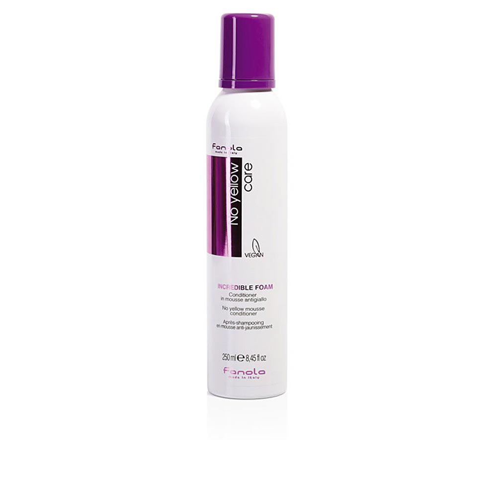 Mousse déjaunissante violette