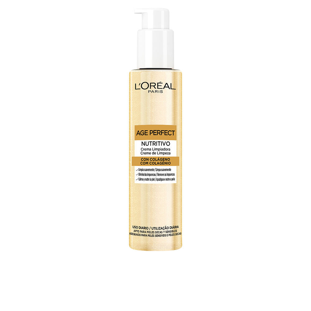Crème Nettoyante au Collagène Anti-Âge
