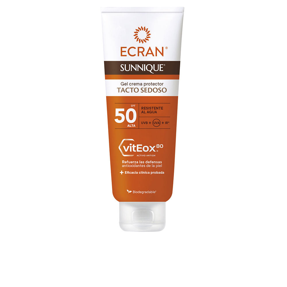 ECRAN SUNNIQUE silk touch gel cream SPF50 250 ml - Plureals
