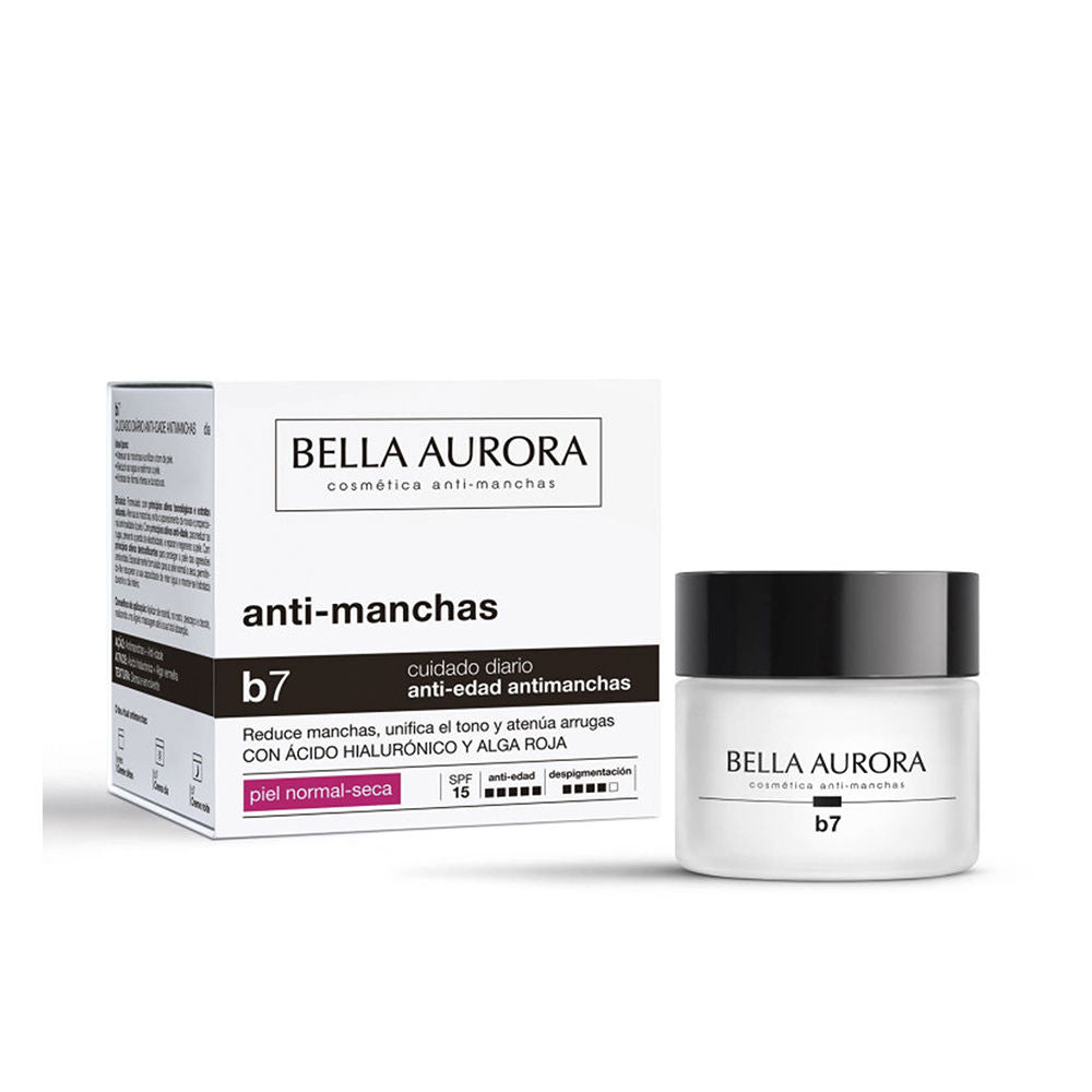 Crème Éclaircissante Anti-Taches Régénérante SPF15 Peaux Normales B7 Bella Aurora