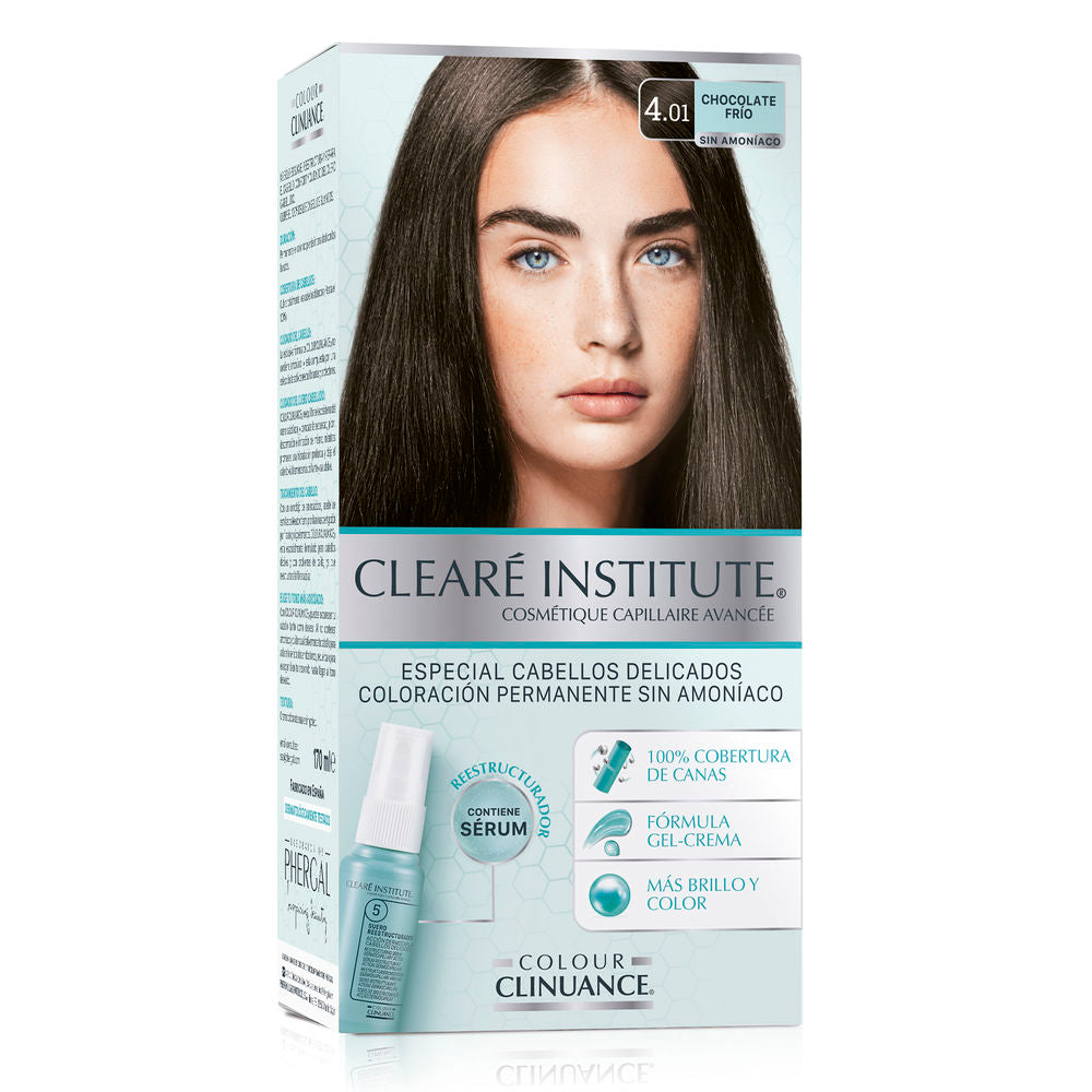 COLOR CLINUANCE delicate hair #4.01-cold chocolate 1 u - Woman