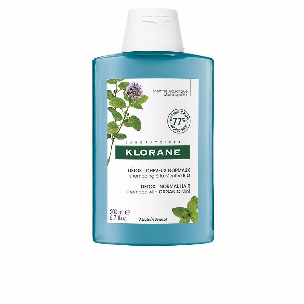 Shampooing détox à la menthe aquatique