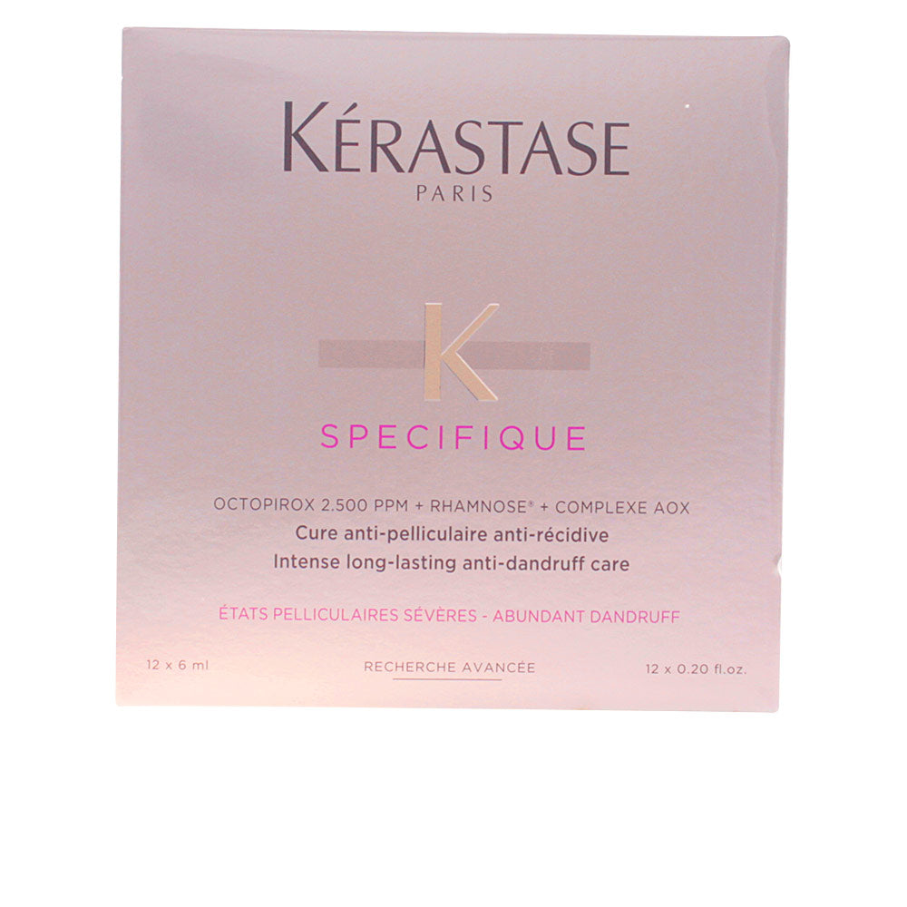Cure antipelliculaire en ampoules
