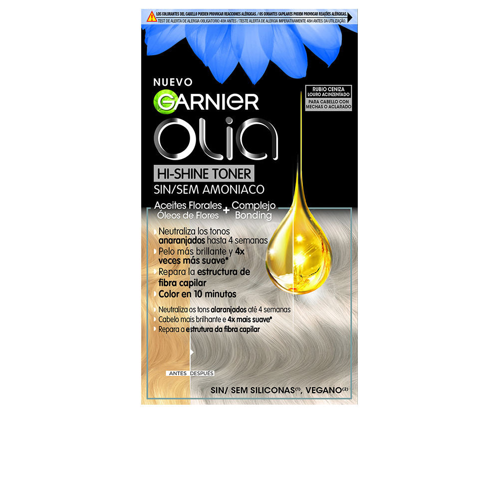 OLIA neutralizador tono sin amoniaco cabello mechas-aclarado #rubio ceniza 1 u - Plureals