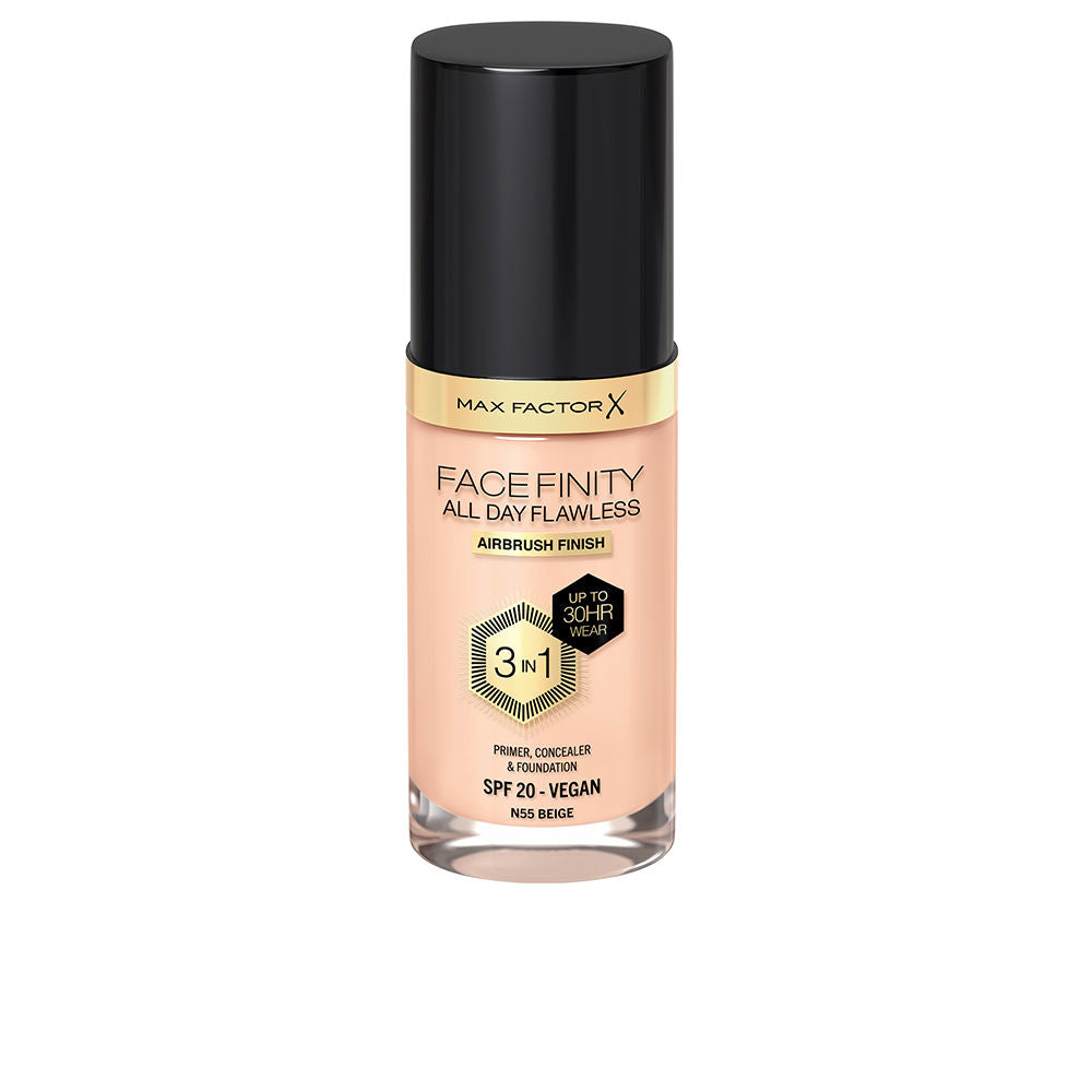 FACEFINITY 3IN1 primer, concealer &amp; foundation #55-beige 30 ml