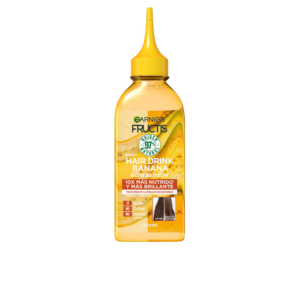 FRUCTIS HAIR DRINK BANANA ultra-nourishing treatment 200 ml - Plureals
