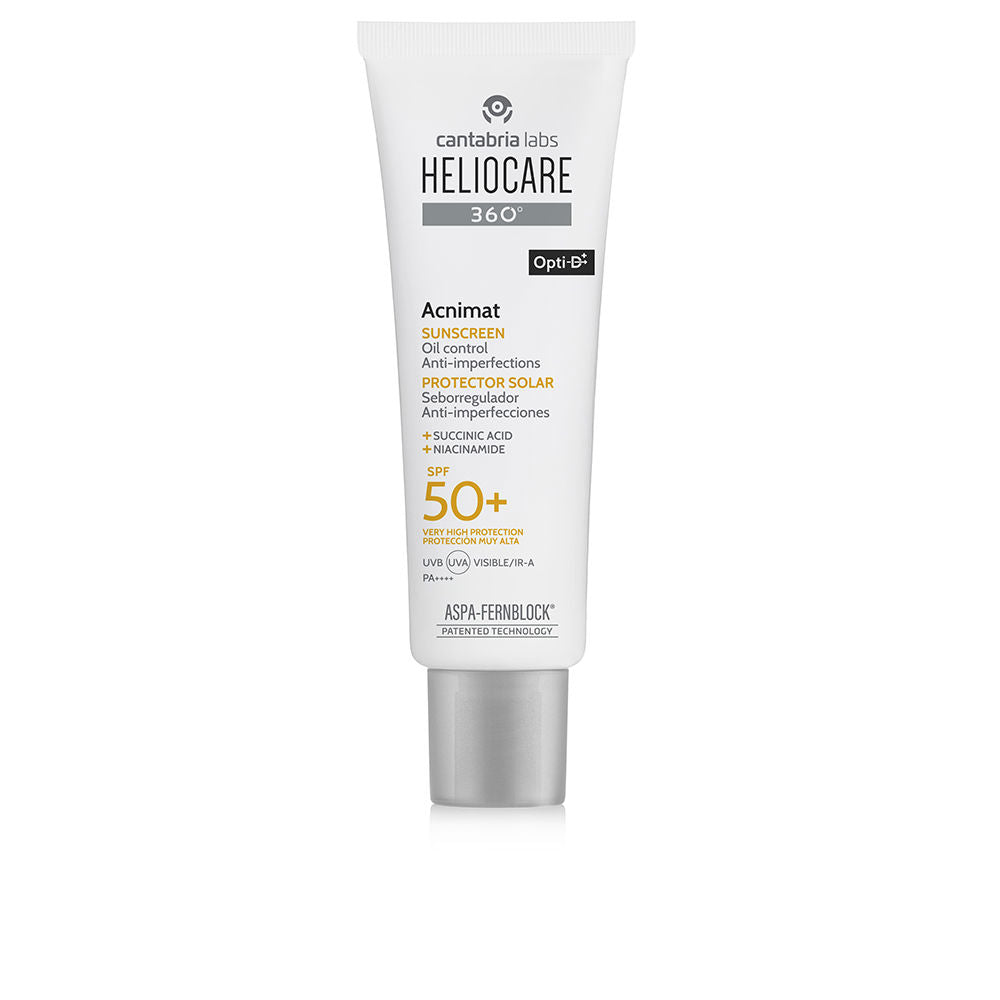 HELIOCARE 360° ACNIMAT sunscreen anti-blemish and mattifying system SPF 50+ 50 ml - Plureals