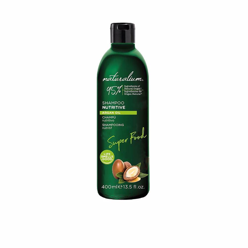 SUPER FOOD argan oil nutritive shampoo 400 ml - Plureals