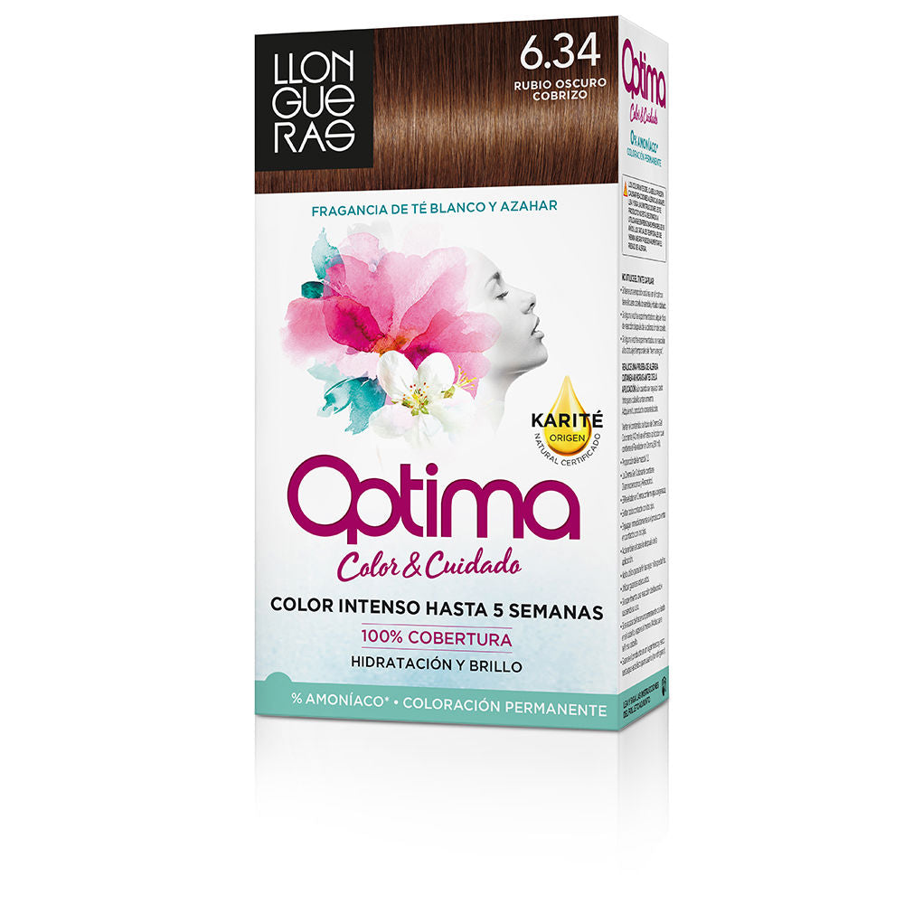 OPTIMA hair colour #6.34-golden deep blond 1 u - Unisex