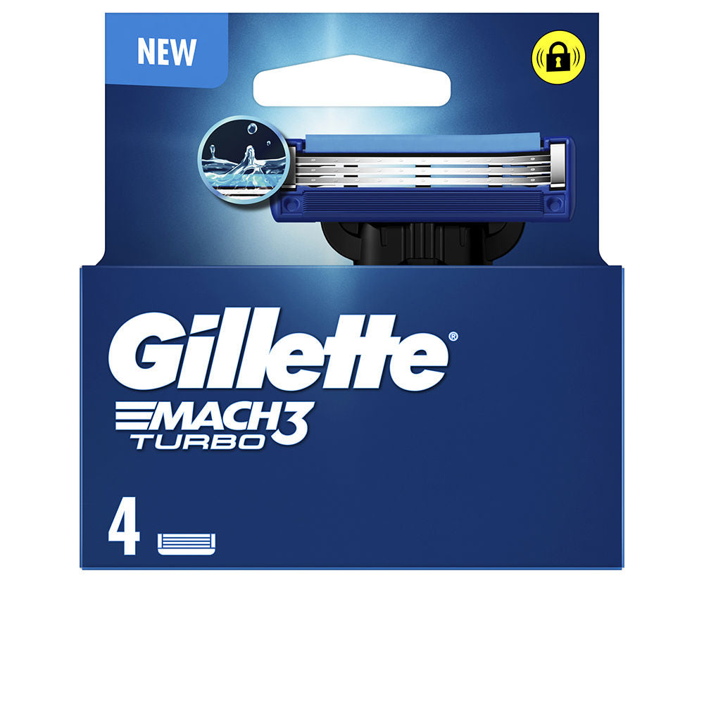 GILLETTE MACH 3 TURBO chargeur 4 pièces