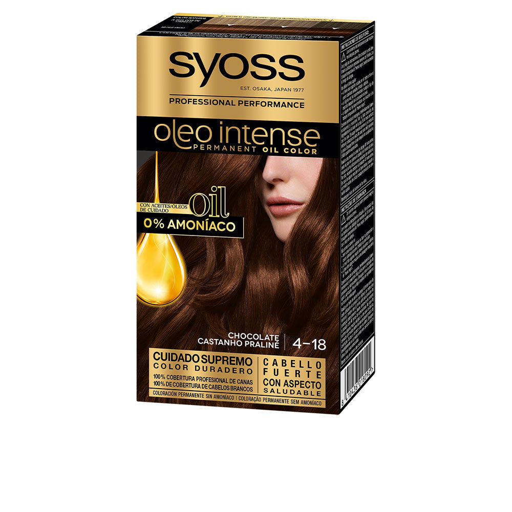 OLEO INTENSE ammonia-free hair color #4.18-chocolate 5 pcs