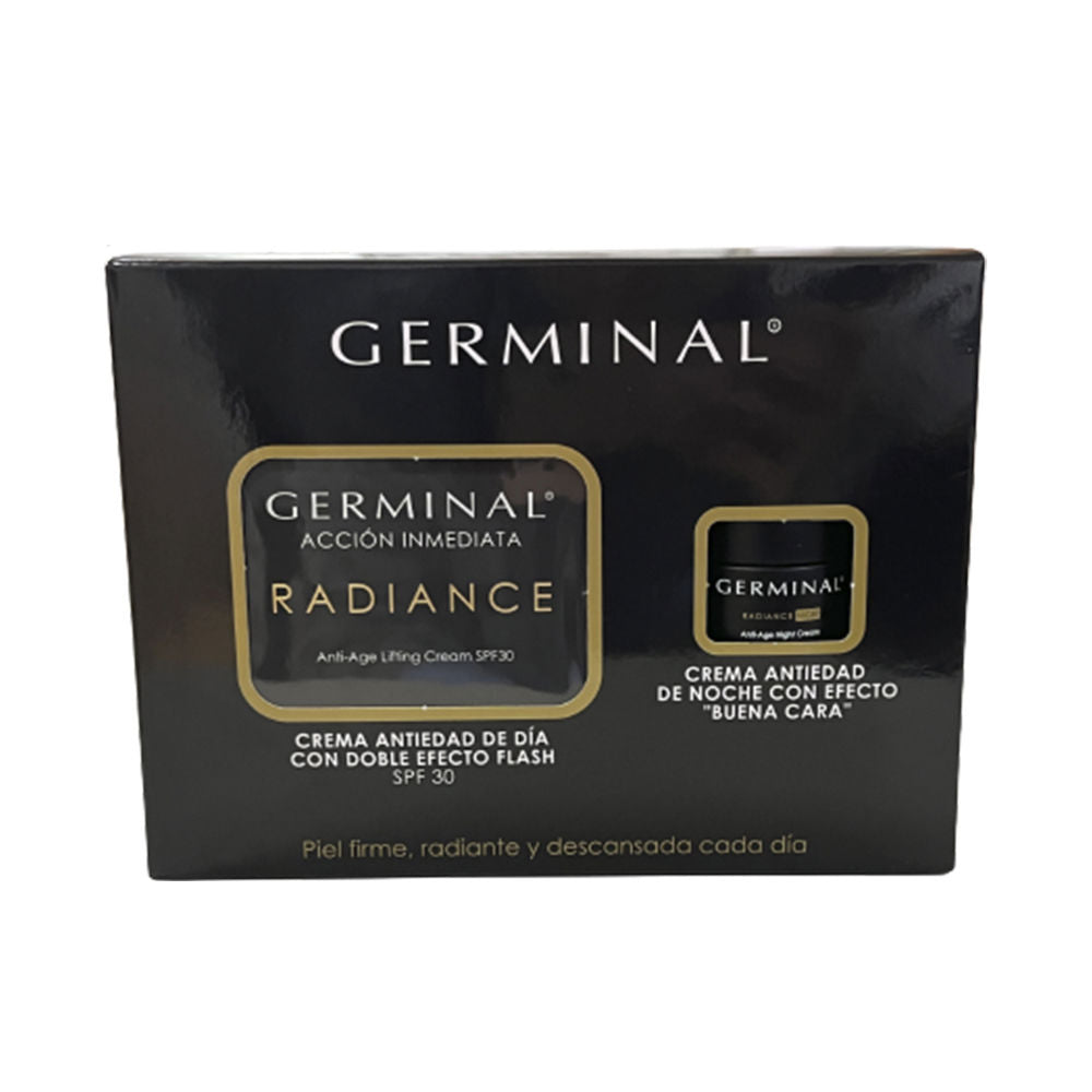 Coffret Crème de Jour Anti-Âge Éclat Duo Germinal