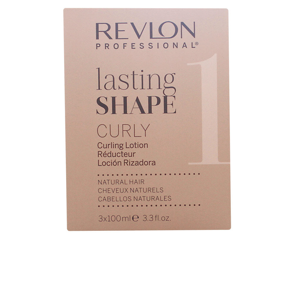 LASTING SHAPE curling lotion natural hair 3 x 100 ml - Plureals