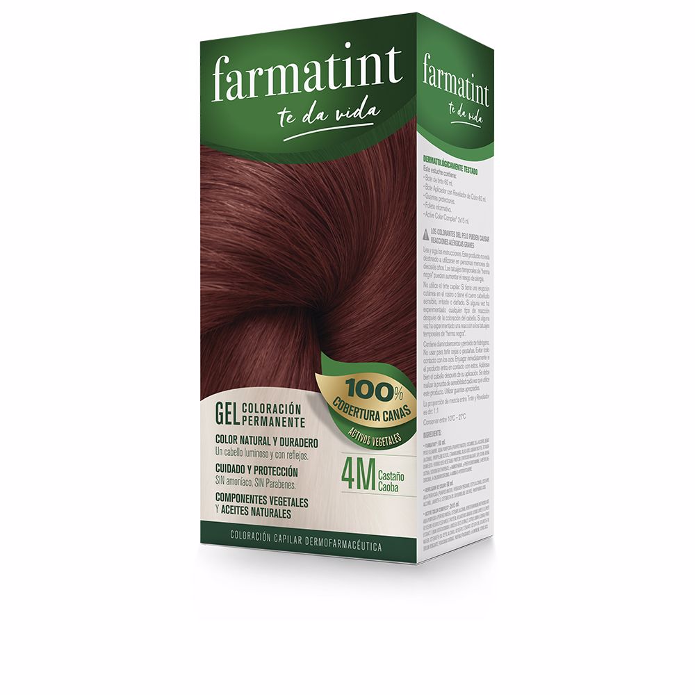 FARMATINT GEL permanent color #4m-mahogany chestnut 5 units - Unisex