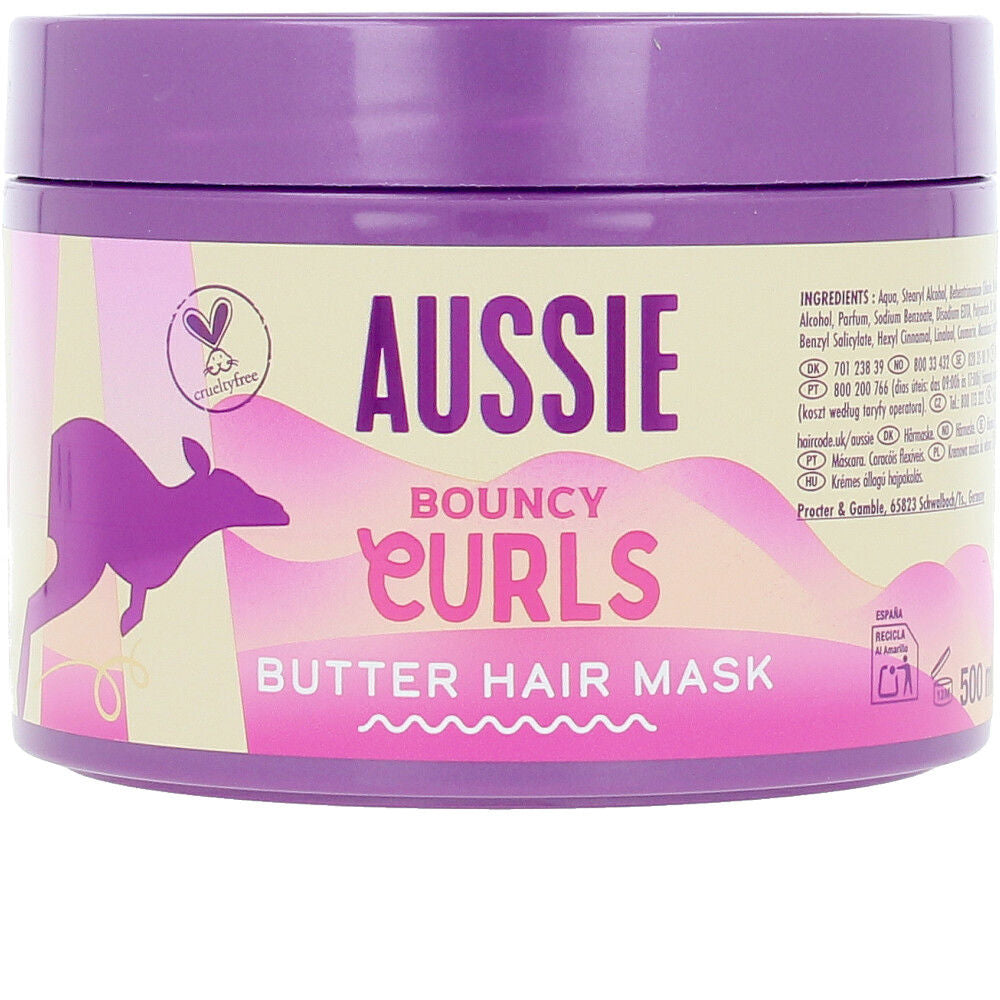 Masque beurre pour cheveux bouclés