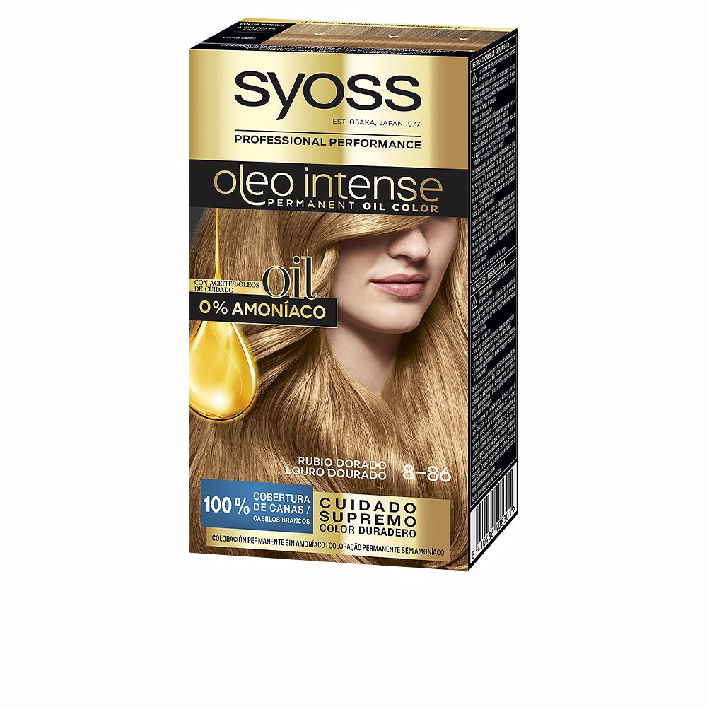 OLEO INTENSE ammonia-free hair color #8.86-golden blonde 5 u - Plureals