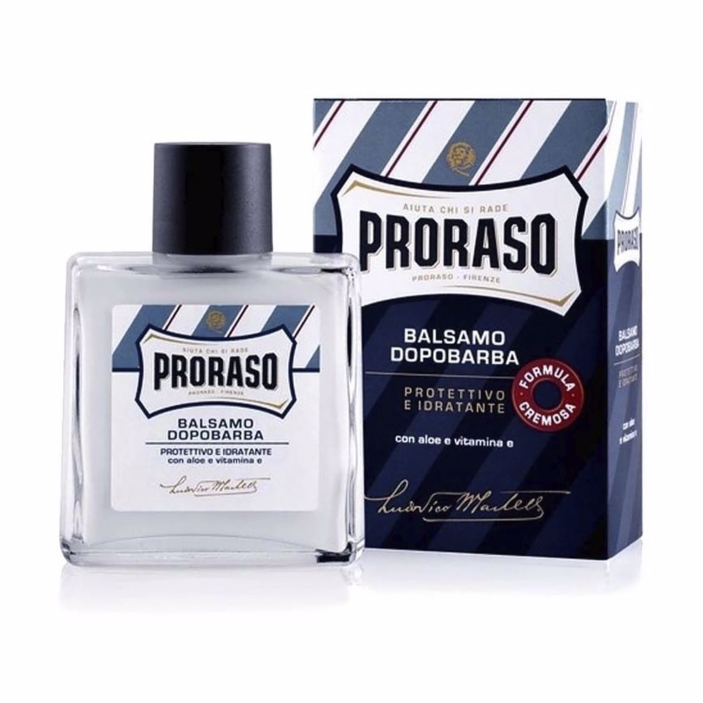 PRORASO BLUE baume après-rasage aloe y vitamina E