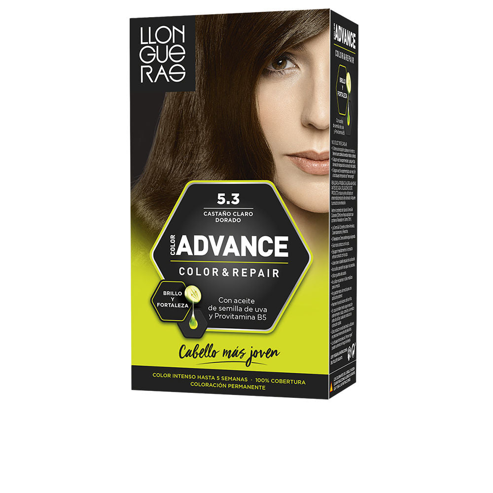 COLOR ADVANCE #5,3 castaño claro dorado 1 u - Plureals