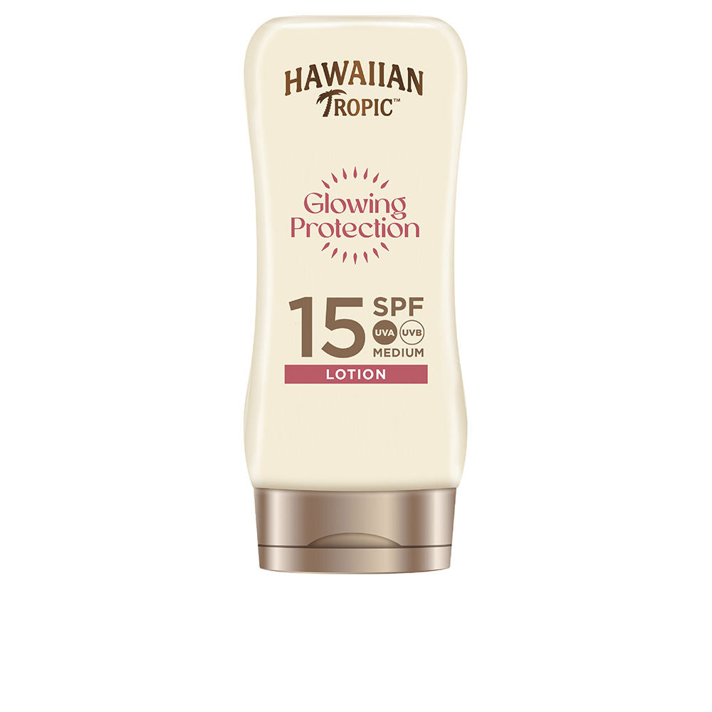 GLOWING PROTECTION ultra radiance sun lotion SPF15 180 ml - Plureals