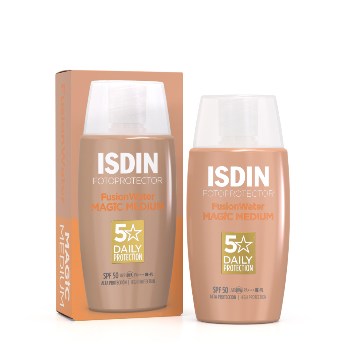 PHOTOPROTECTOR fusion water color SPF50 #medium 50 ml - Plureals