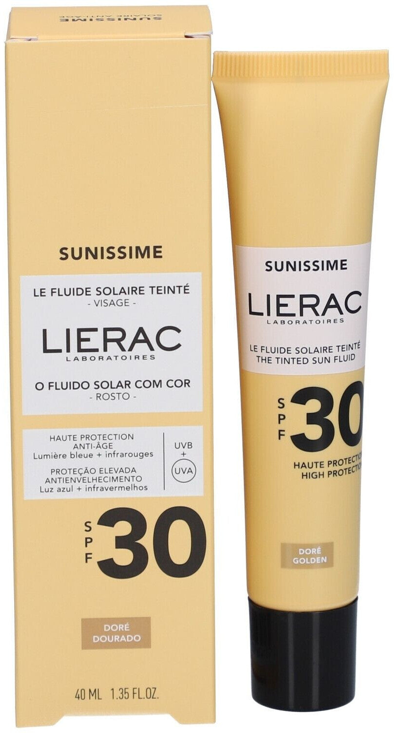 SUNISSIME tinted sunscreen fluid SPF30 #Golden 40 ml - Plureals