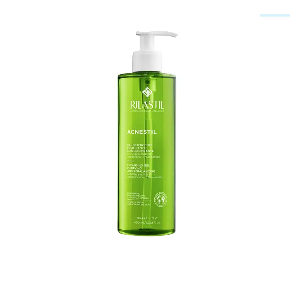 Pack Gel Nettoyant Purifiant 2 x 400 ml Acnestil Rilastil