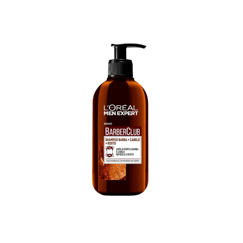 MEN EXPERT BARBER CLUB beard-face-hair shampoo 200 ml