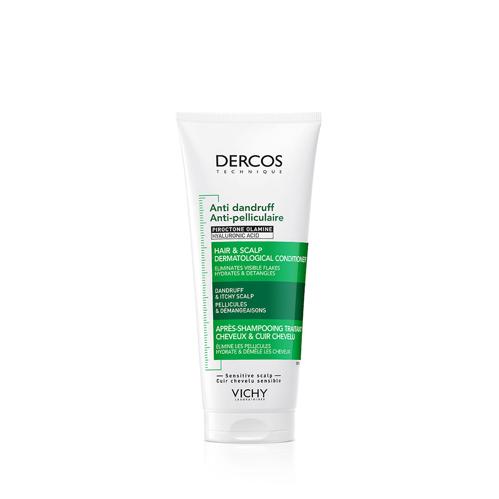 DERCOS Moisturizing Anti-Dandruff Conditioner for Sensitive Scalps 200 ml - Plureals
