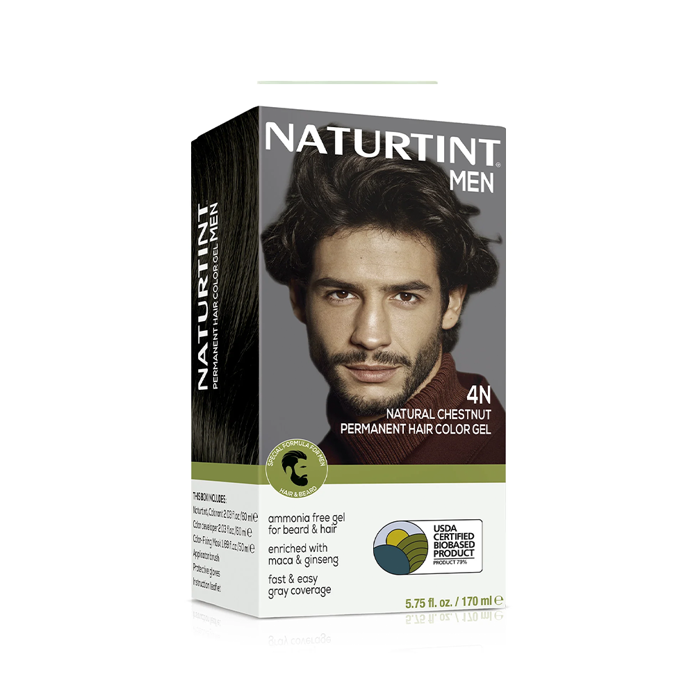 NATURTINT MEN ammonia-free dye #4N natural chestnut 1 unit - Man