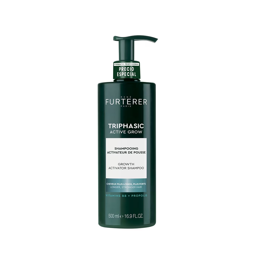 TRIPHASIC ACTIVE GROW champú activador del crecimiento 500 ml - Unisex