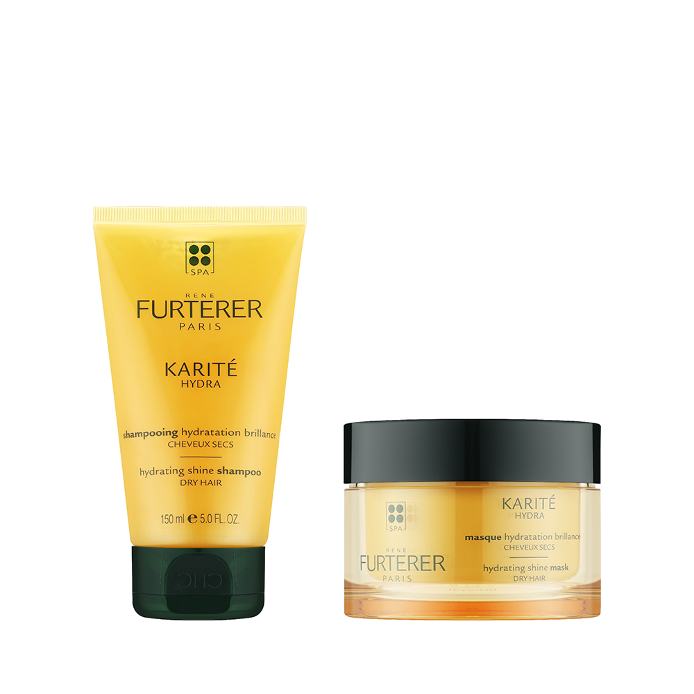 SHEA HYDRA MOISTURIZING SHAMPOO + MASK CASE 2 pcs - Plureals